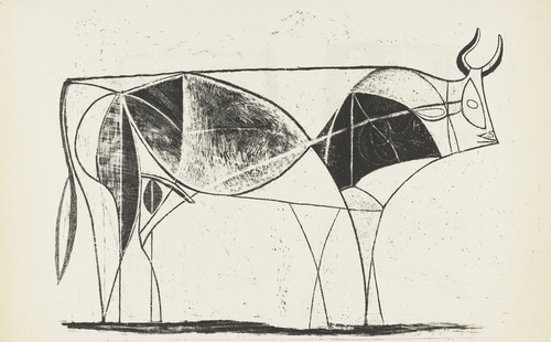 Picasso Bull, plate VIII 1946